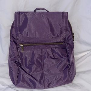 Purple Travelon Anti-Theft Signature Slim Backpack